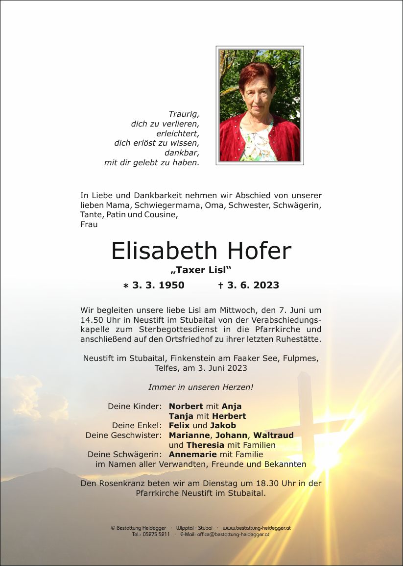 Elisabeth Hofer